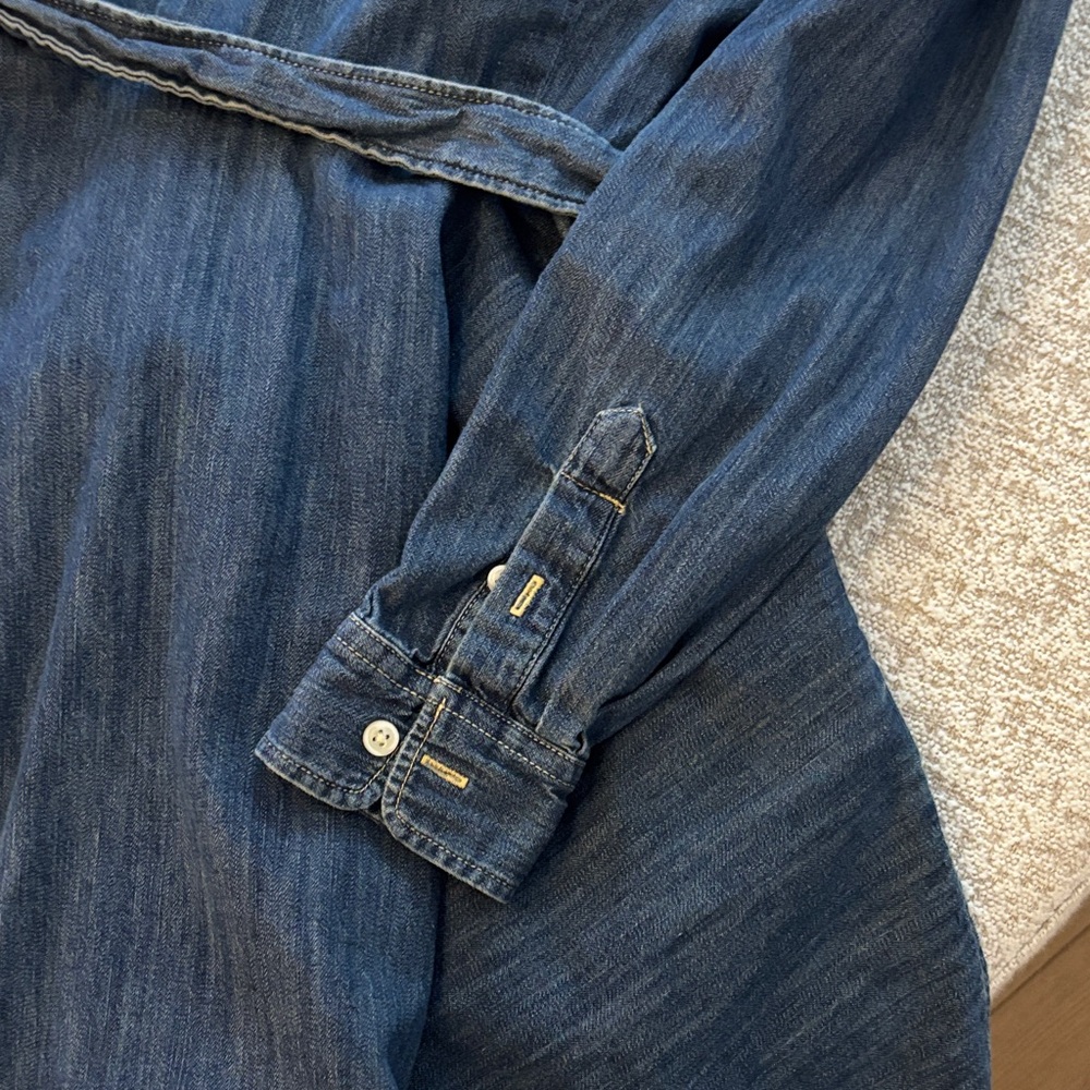 Polo by Ralph Lauren Dark Blue Denim Kids Dress - Picture 7 of 7